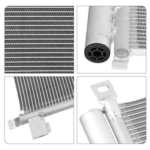 Image of Air Conditioning A /C Condenser Compatible with Nissan Rogue 2014-2020# 4423, CN4423PFC, 921004BA0A, 921006FK0A, 92100ABA3A, NI3030175