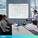 Magnetic Glass Whiteboard Monthly Planner 34”x46” Dry Erase Wall Calendar Large Glass Whiteboard Calendar for Home & Office