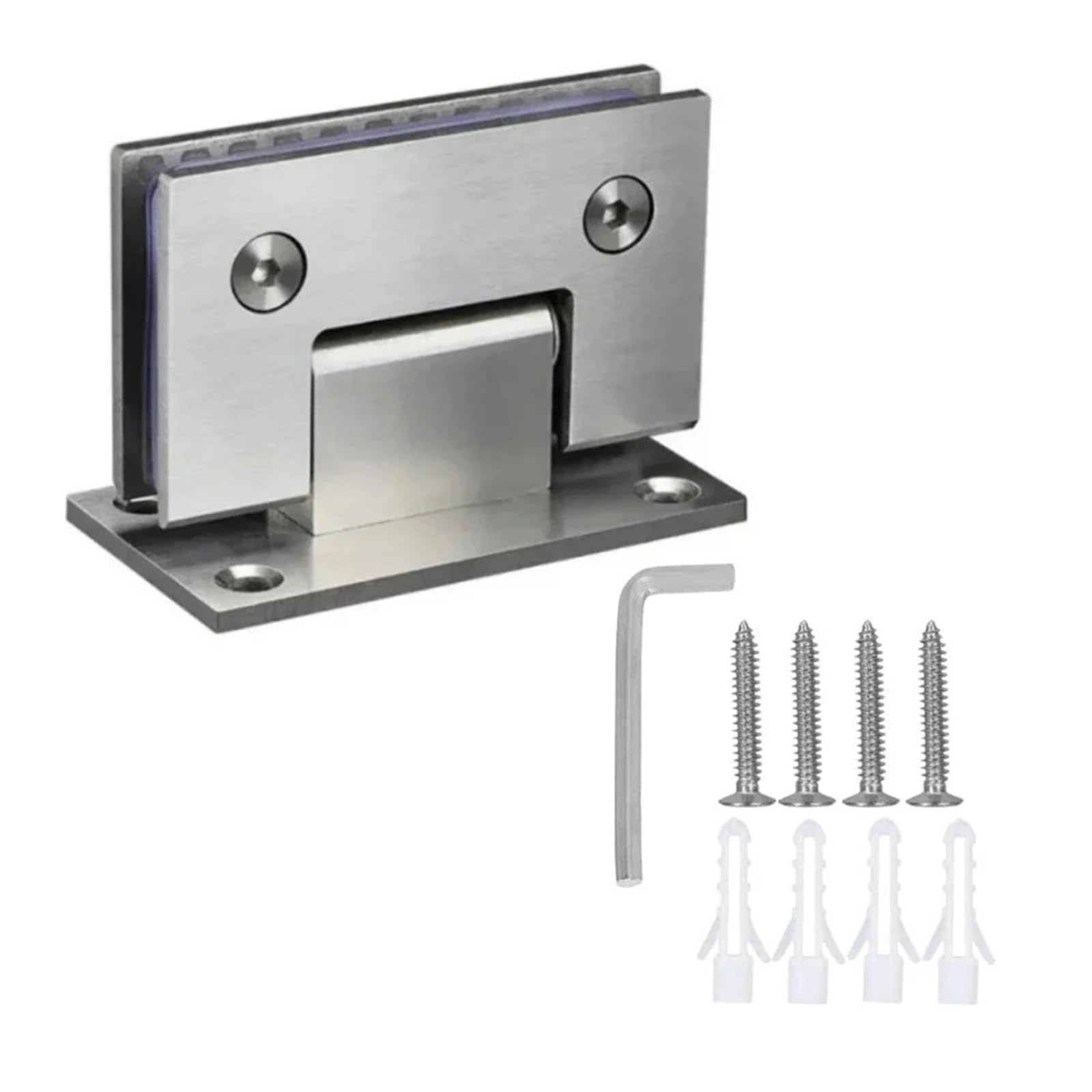 Hinges, 90 Degree Glass Shower Door Hinges for 8-12mm Frameless Doors