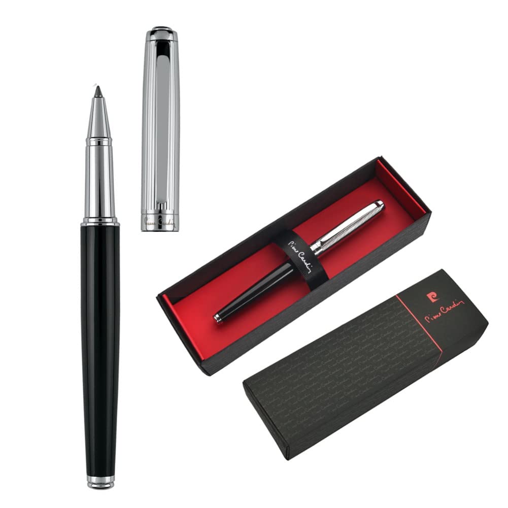 Pierre Cardin® DIDIER Boule à roulettes avec gravure | Étui à stylo de qualité supérieure | mine bleue | noble | cadeau personna