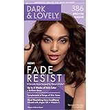 SoftSheen-Carson Dark and Lovely Fade Resist Rich Conditioning Hair Color, Permanent Hair Color, Up To 100 percent Gray Coverage, Brilliant Shine with Argan Oil and Vitamin E, Brown Sugar