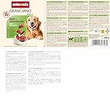animonda GranCarno Hunde Nassfutter mit Rind + Entenherzen (6 x 400 g), getreidefreies Hundenassfutter ohne Zucker, für ausgewachsene Hunde, mit frischen fleischigen Zutaten