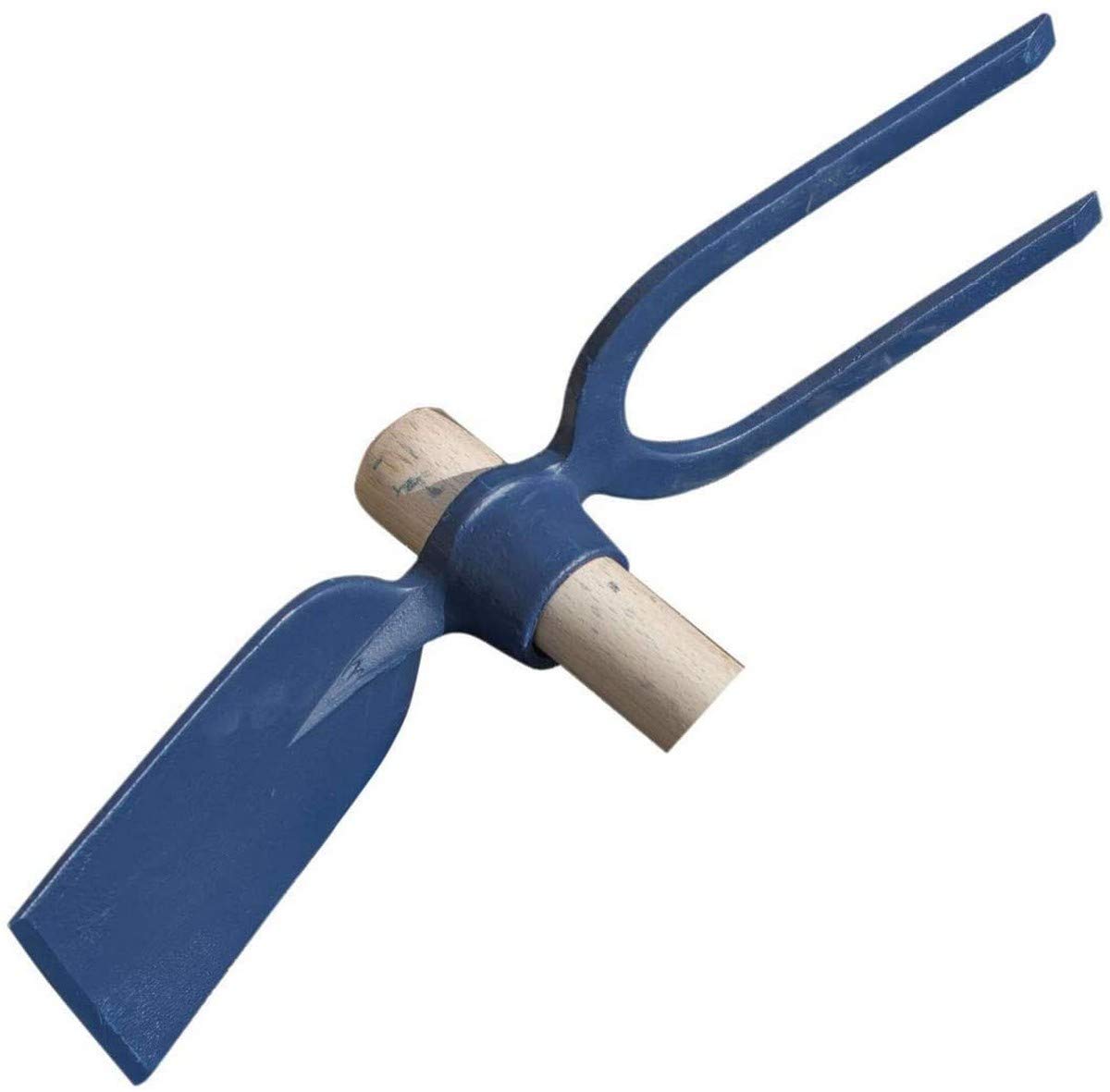 Outils Perrin Serfouette de Vigne Forgée Panne et Fourche sans Manche, 40cm Largeur
