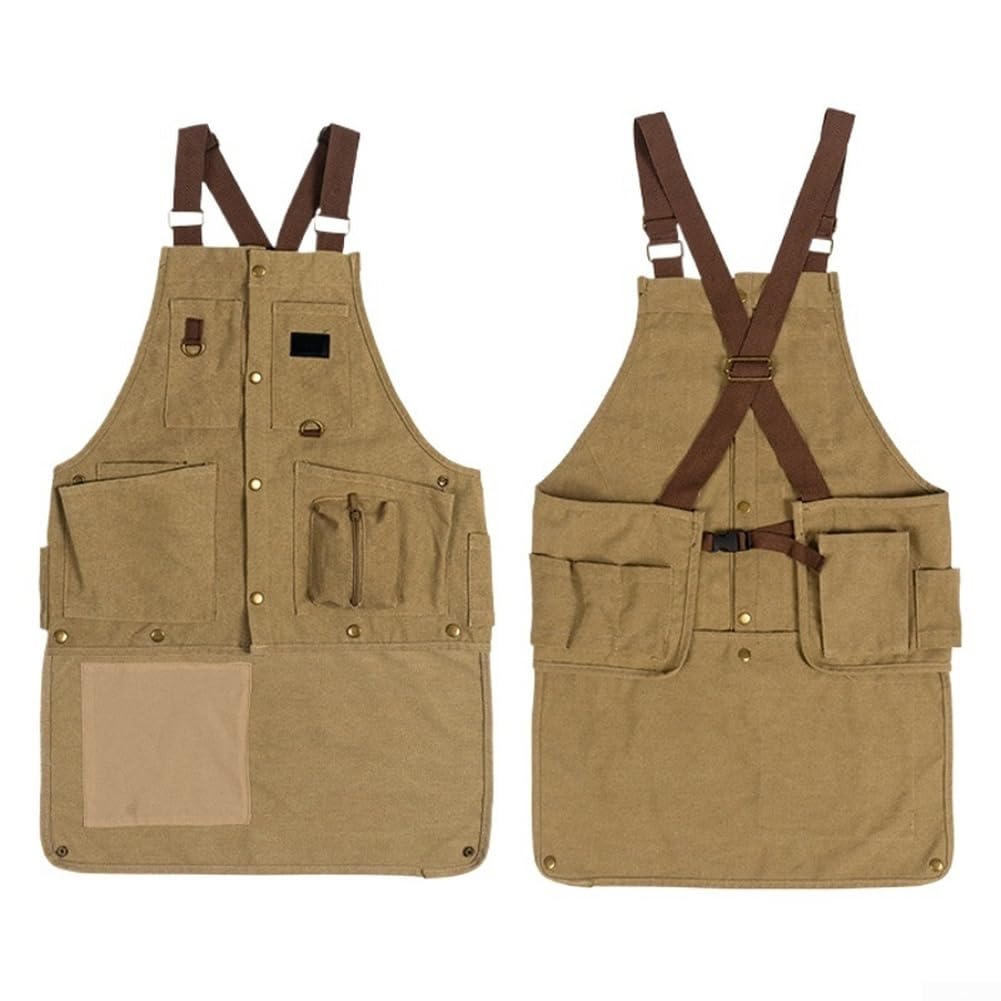 Tablier multifonction en coton et polyester