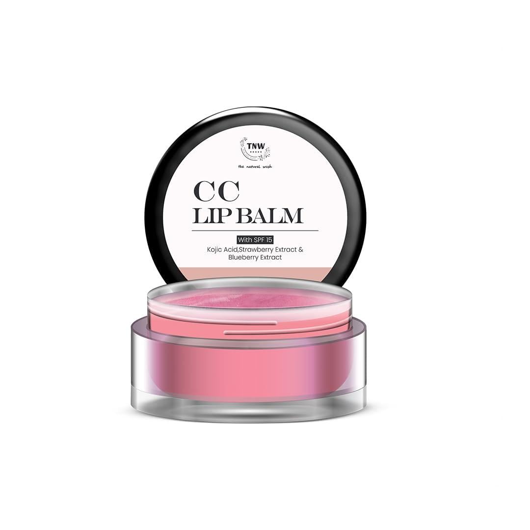 TNW - CC Lip Balm Strawberry | Brightens, Nourishes & Protects Lips | Strawberry, Blueberry & Kojic Acid | Paraben-Free | 5g-image-48
