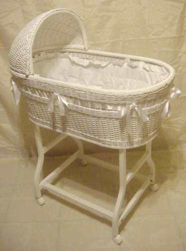 wicker bassinet amazon