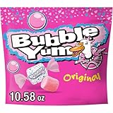 BUBBLE YUM Original Flavored Chewy, Bubble Gum Bag, 10.82 oz