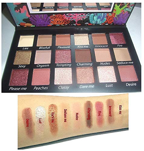 Romantic Beauty Professional Tease Me Eyeshadow Palette 18 Pigmented Colors