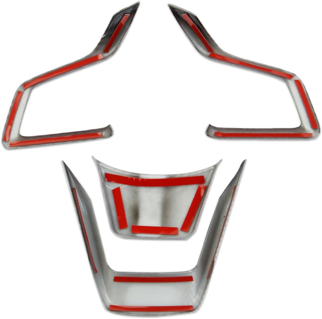 Steering Wheel Cover Molding Trims for 2018-2025 Subaru Crosstrek/Legacy/Outback,2019-2025 Ascent/Forester,2017-2025 Impreza,2022-2025 WRX (Carbon Fiber Style)