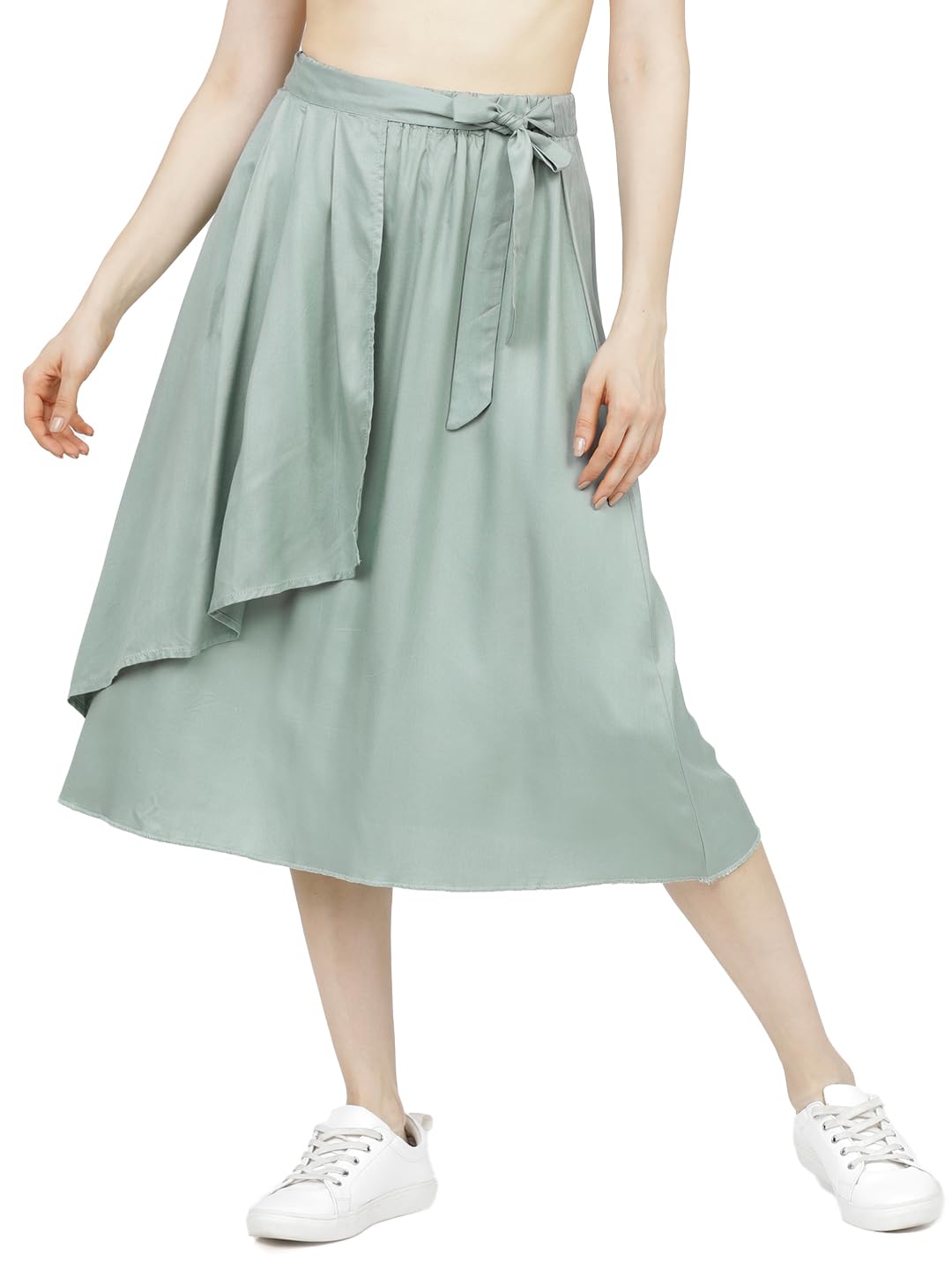 tokyo talkies Rayon Bland Western Skirt-picture-20