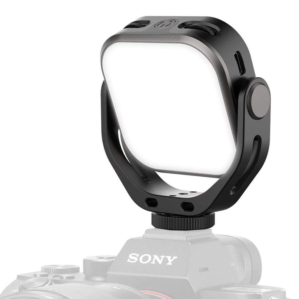 Ulanzi Vijim VL66 - Mini lámpara LED Bicolor giratoria para Smartphone y cámara con Temperatura de Color Ajustable 2500-6500 K y batería de 2000 mAh, USB-C, luz Suave, iluminación de vídeo