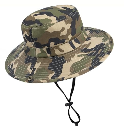 Camo-Sun-Hat Beach-Bucket-Hat For Kids Boys Outdoor Boonie-Cap Fishing-Hat Uv-Protection Foldable Packable #TOP15