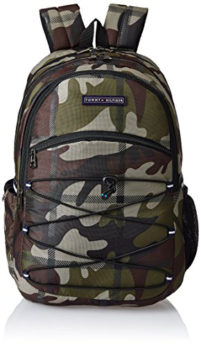 Image of Tommy Hilfiger Gypsy Polyester 22L Laptop Backpack for Unisex - Green