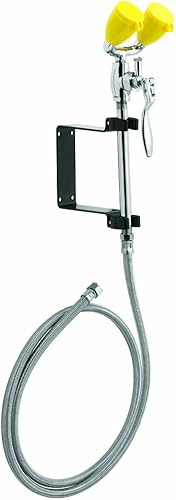 Speakman Lavaojos SEF-9200 Lavaojos Lavaojos con manguera para lugares de trabajo peligrosos, cromado áspero
