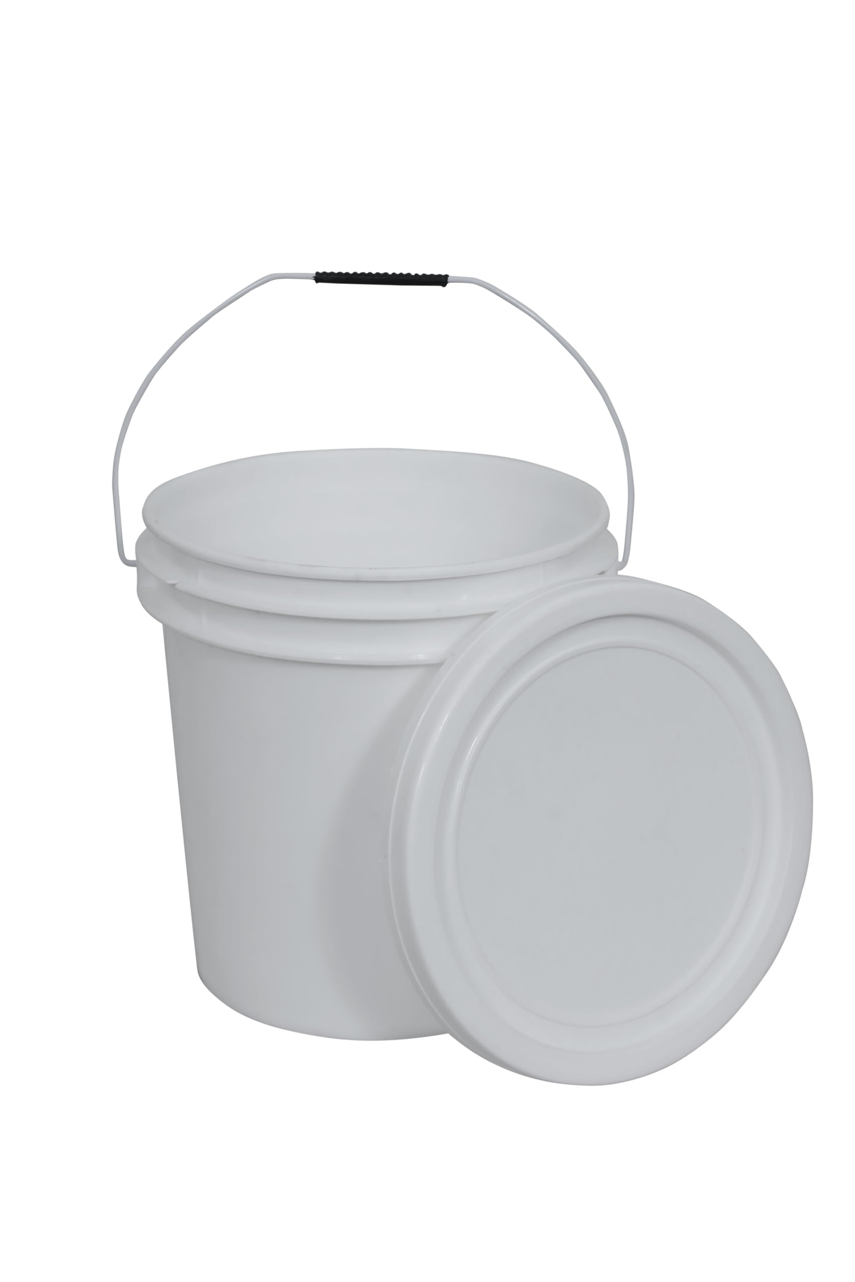KGN Traders Plastic Bucket with Air Tight Leak Proof Lid with Handle - 5 LTR (for Storage, Liquid Supply or Other Liquid Item Transport) (B0CST33BLK) Amazon Price History, Amazon Price Tracker