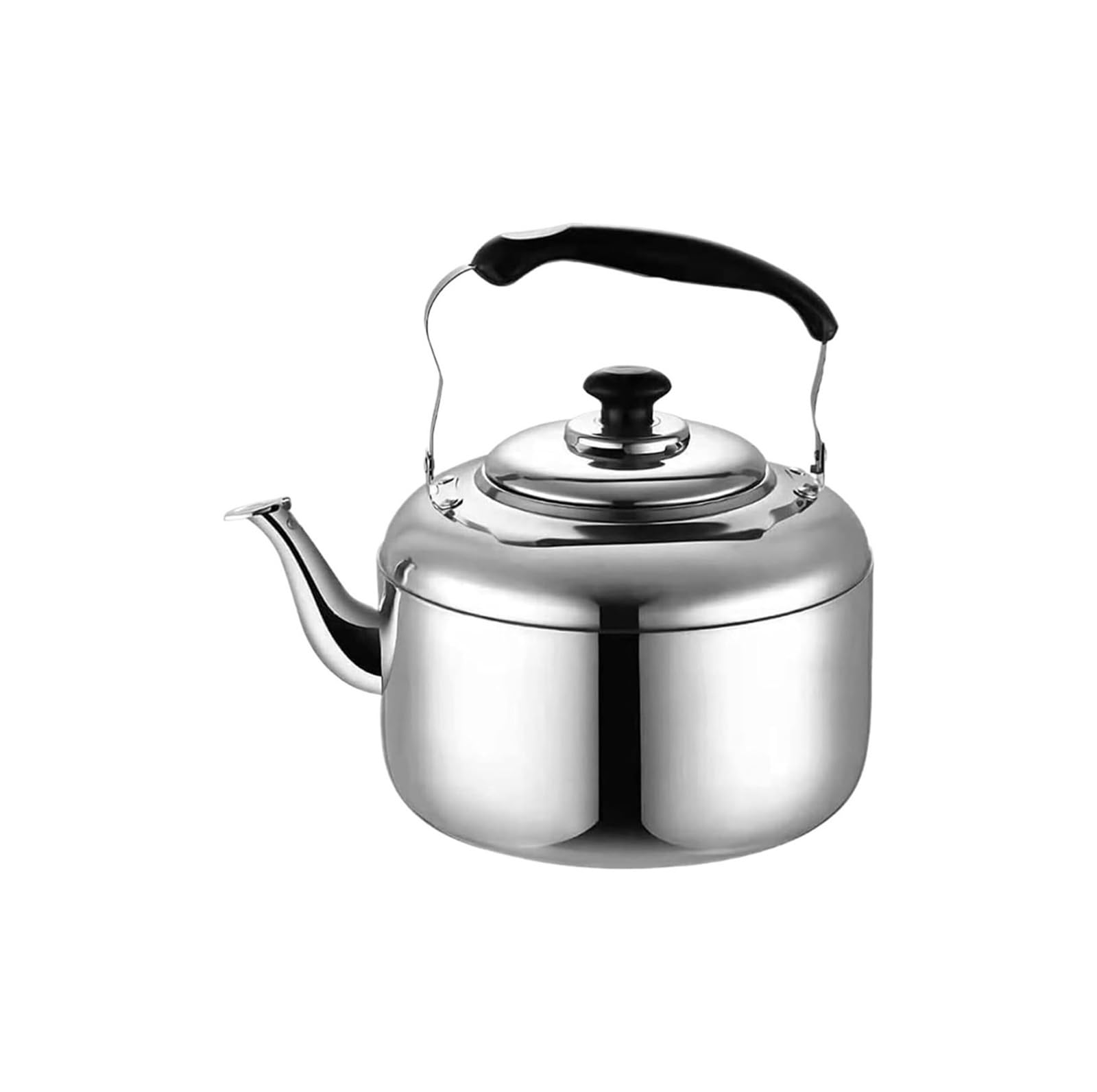 FGJsfhrDTU Tea Kettle Stovetop, 304 Stainless Steel Whistling Camping Teapot, Gas Hob Kitchen Pot(3l)