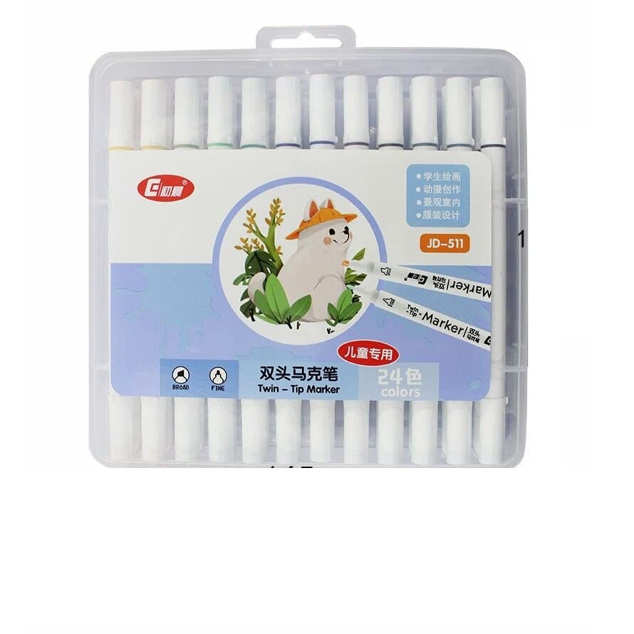 Valkyrie 24 Adet Slim Marker Kalem Seti