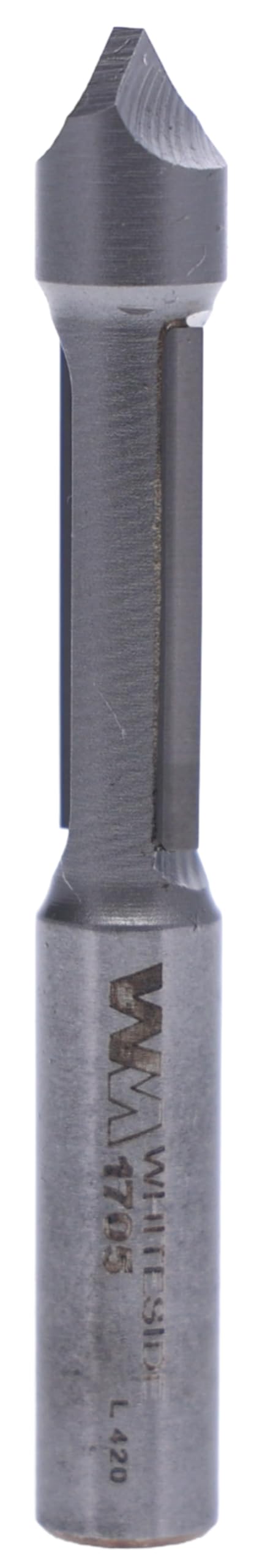 Broca de inmersion Whiteside 1705 con corte de 3/8 para ranurado de alta precision