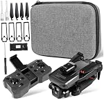 GANAZONO Quadcopter pliant caméra Drone pour les garçons et les filles de voyage Obstacle Evitement Utilisation portable Drone