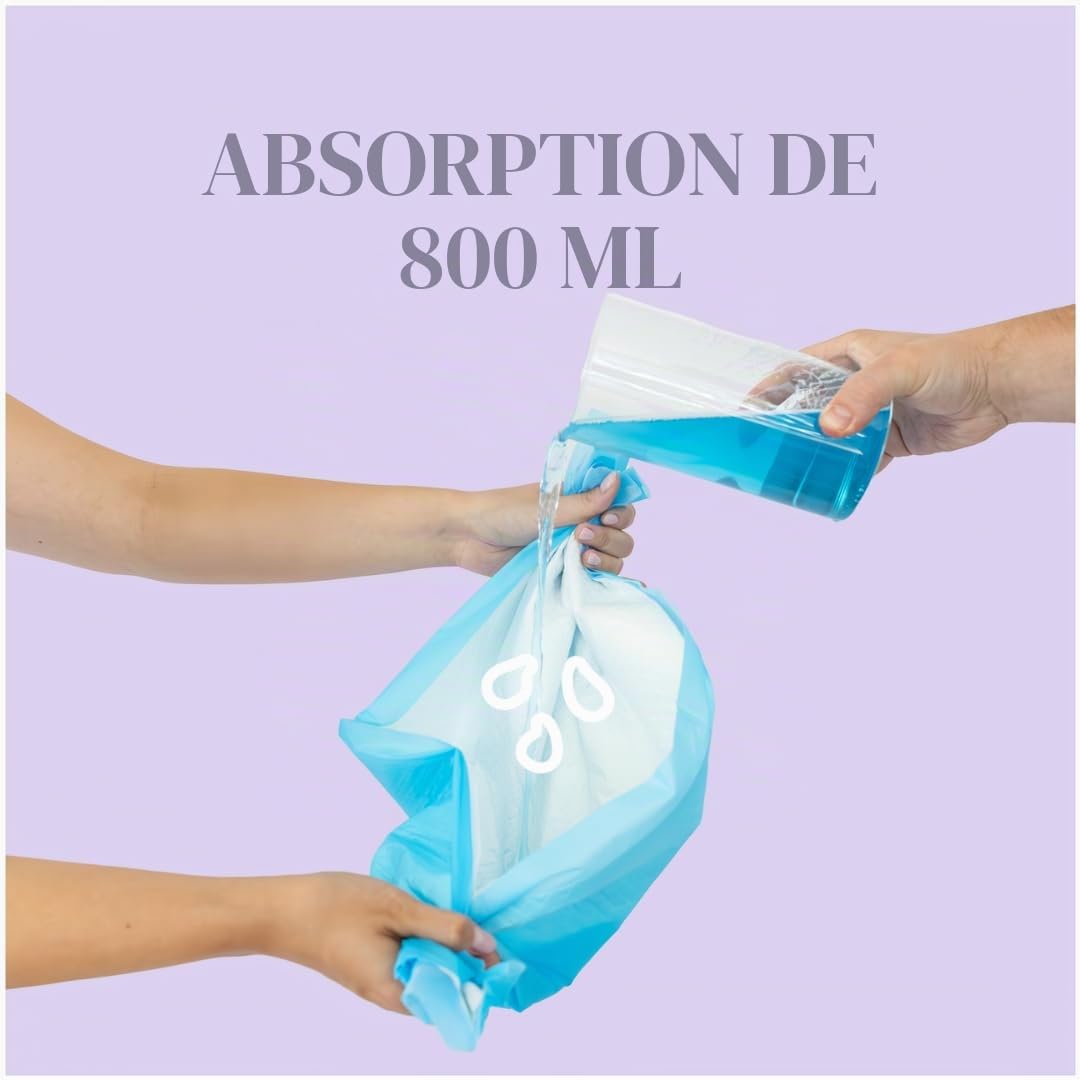 Lot de 250 Tapis Éducateurs pour Chien Chiot , Tapis Hygiénique , Absorbant Inférieure Imperméable, Anti-Fuite 58 x 58 cm