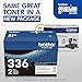 Brother Genuine High-Yield Black Toner Cartridge Twin Pack TN336 2PK