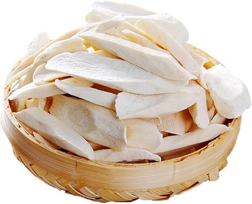 Rebanadas de ñame seco, ñame chino seco, rebanadas de ñame natural, ñame chino recién cortado, dioscorea opposita thunb, ñame chino, rizoma