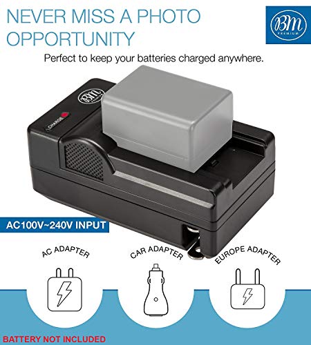 Bm Premium Bp718, Bp727 Battery Charger For Canon Hfr80, Hfr82, Hfr800, Hfr70, Hfr72, Hfr700, Hfm52, Hfm500, Hfr30, Hfr32, Hfr300, Hfr40, Hfr42, Hfr400, Hfr50, Hfr52, Hfr500, Hfr60, Hfr62, Hfr600 #TOP1