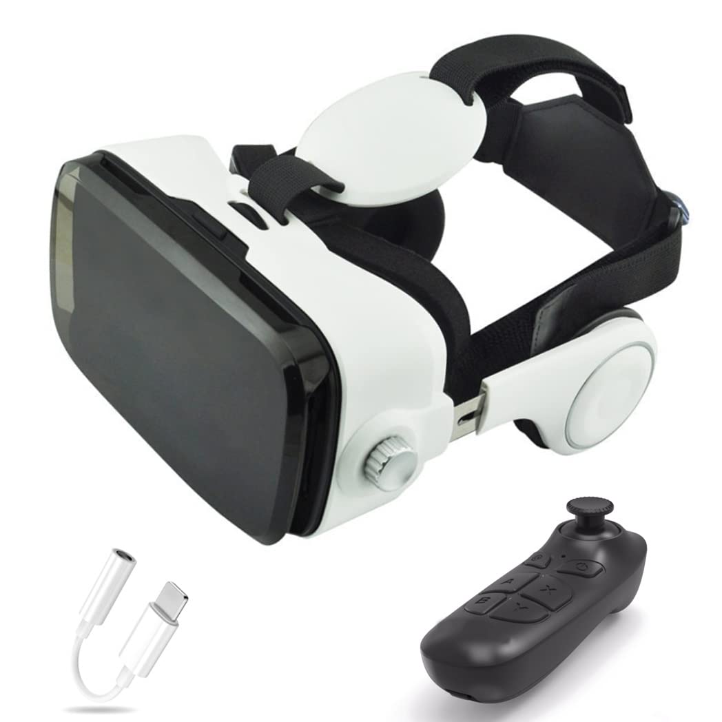 Okulary VR, zestaw słuchawkowy z wirtualnej rzeczywistości, zestawy słuchawkowe VR obsługują Android i IOS, połączenie Bluetooth dla iPhone 13 Pro Max/13 Pro 13/12/11, do Samsung Galaxy S21, Huawei, Xiaomi (Kolor: A, rozmiar: Ios )