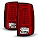 AKKON - For [C-Shape LED Light Lube] 2009-2018 Dodge Ram Pickup Truck (DS/DJ/D2) v2 Red Clear Tail Lights Rear Brake Lamps Left+Right