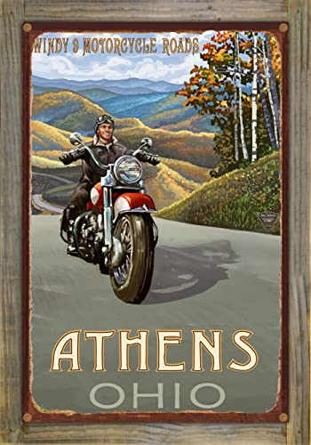 Windy 9 Motorcycle Roads Art