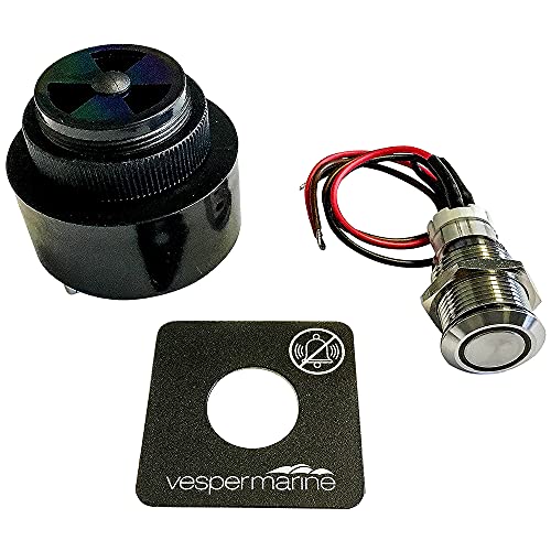 SupplyMount 010-13274-10 - Aftermarket Replacement External smartAIS Alarm and Mute Switch Kit for Watchmate XB-8000 Compatible with Vesper