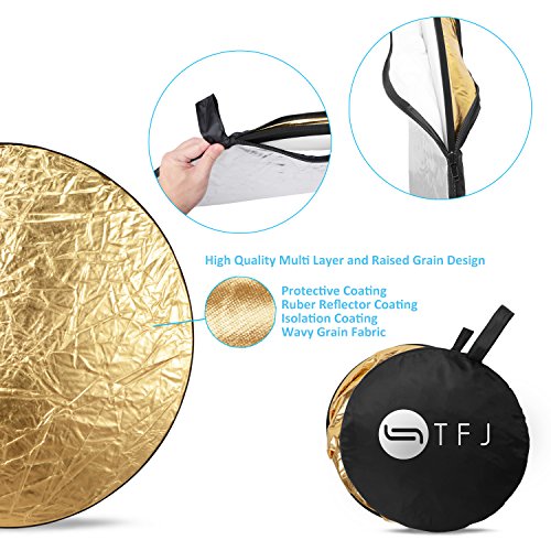 Tfj 106,7 cm 107 cm 5-in-1 pieghevole multi Disc