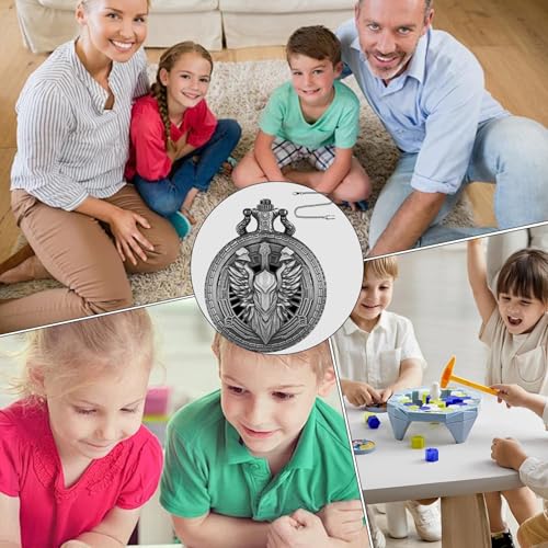 Zestaw metalowych kości, 7 x kości w obudowie zegarka kieszonkowego, podróżne gry planszowe dla mężczyzn i kobiet, akcesoria do gier planszowych do odgrywania ról