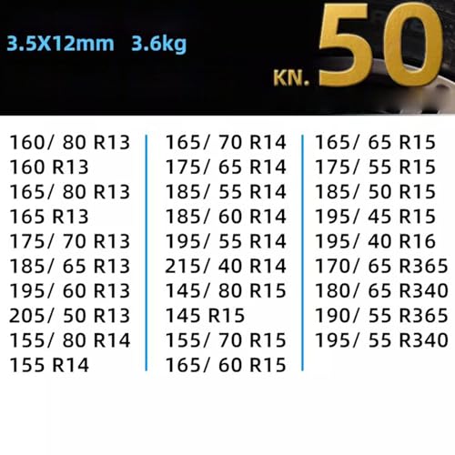 Chaînes à neige 145R15 pour pneu voiture SUV camionnette sécurité - 3