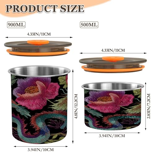 Envase para café ATTX 900 ml acero inoxidable hermético miniatura 2