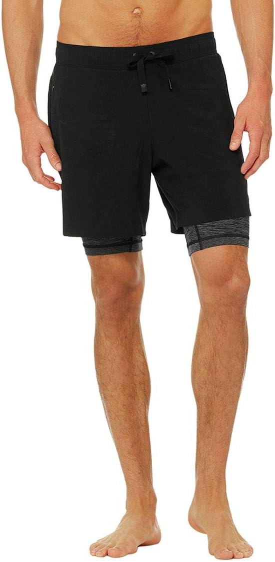 Amazon | Alo Yoga SHORTS メンズ US サイズ: Small カラー