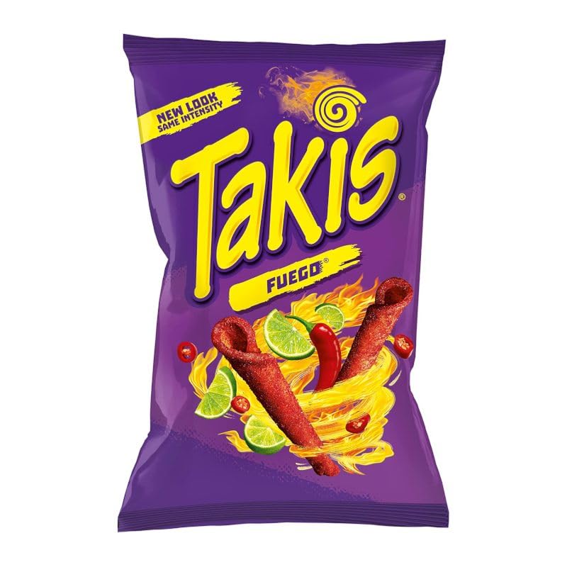 Takis Fuego Chilli Lime Tortilla Crisps 55g x 3 Packs