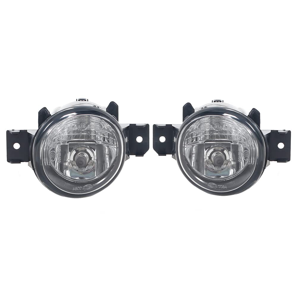 JESYMBX For Nissan Altima 2016 2017 2018 Front Bumper Clear Lights Fog Lights with Bulbs Pair