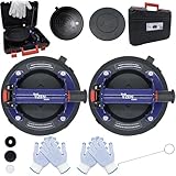 Ventouse carrelage x2-460 KG Poignée métallique anti-dérapante -...