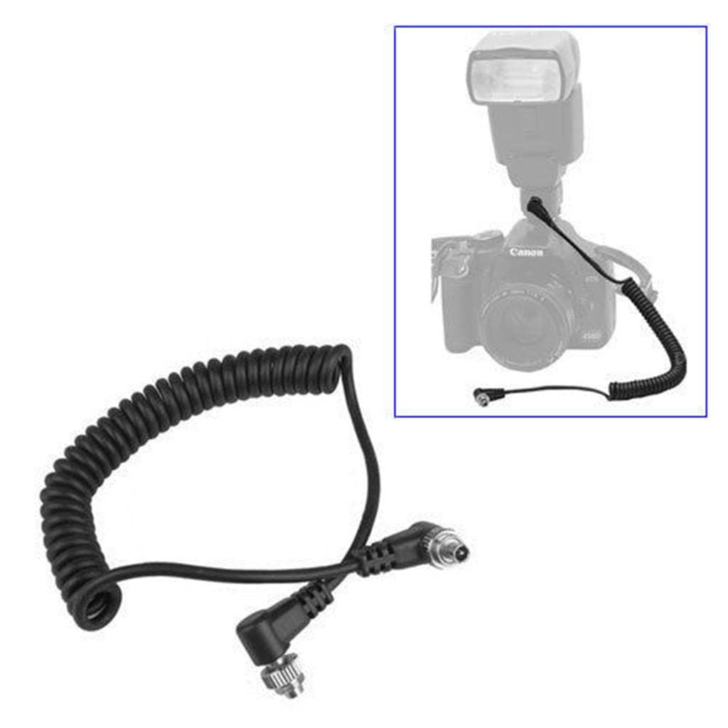 Male to Male Flash Pc Sync Cable Cord with Screw Lock for Canon 7D 5D Ii 1D-picture-17