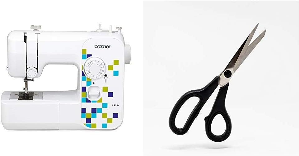 LS14S Metal Chassis Sewing Machine & Korbond 9-inch Dressmaking Scissor