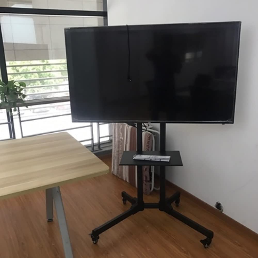stojak pod telewizor, Regulowana wysokość, wyposażona w kółka, pasuje do płaskich telewizorów LCD LED o przekątnej od 32 70 cali. Piękny krajobraz