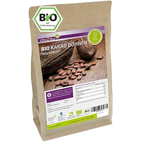 Bio Kakaobohnen 500g - Rohkost Cover