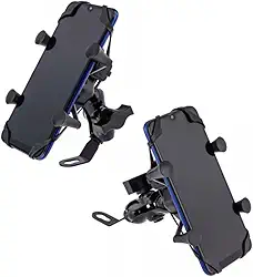 Suporte Celular Universal Para Motos e Bicicleta Com Carregador Universal Usb Garra X Fixação No Retrovisor Ou Guidão Segurança E Conveniência Em Suas Mãos PREMIUM, GOLLATE®