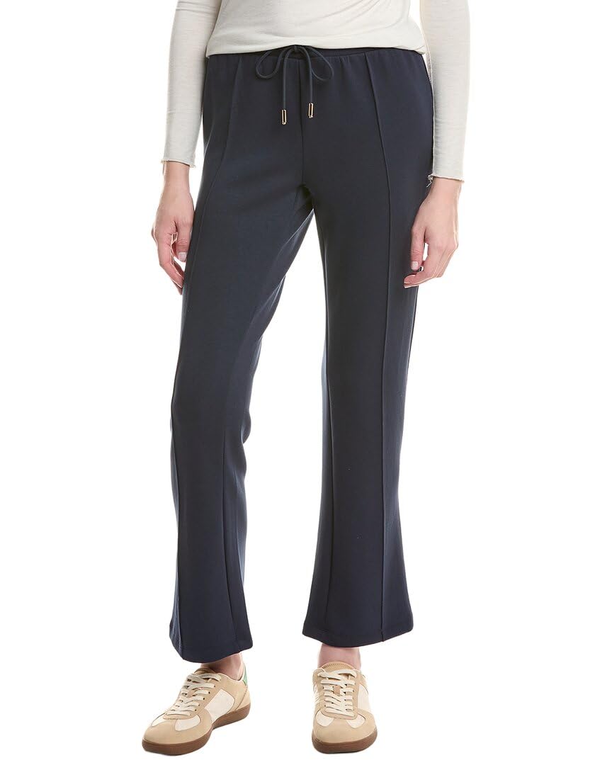 Nanette Nanette Lepore Womens Seam-Front Flare Scuba Pant M Blue