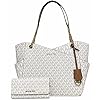 Michael Kors MICHAEL Michael Kors Jet Set Travel Large Chain Shoulder Tote bundled Jet Set Travel Trifold Wallet