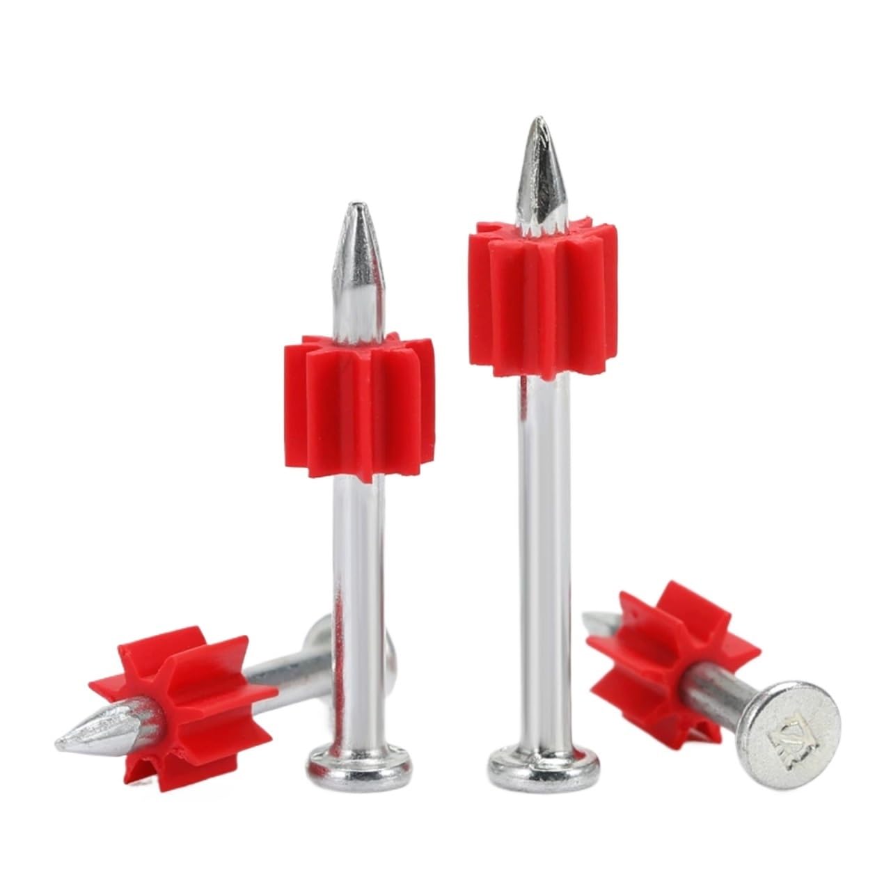 Dyyeuavt One Color Self-Drilling Steel Nails Material Iron For Cement Walls High-Strength For Hanging Pictures(M3.5-Set)