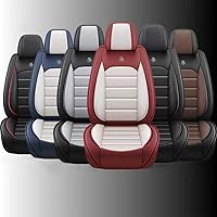 Vista 6 de Funda de asiento de cuero para Mazda2 2011-2023, fundas de asiento suaves impermeables, accesorios interiores, fundas de asiento compatibles