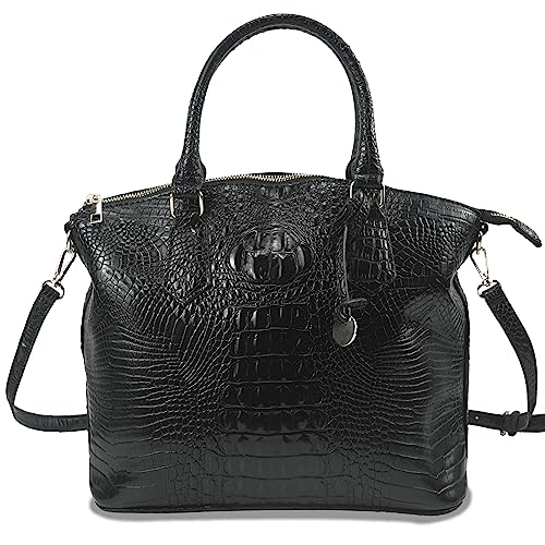 Image of Makcr Joacbv Women Purse Satchel Bag Long Crossbody Classy Tote Bag Top Handle Vegan Leather Ladies Handbags Embossed Pattern
