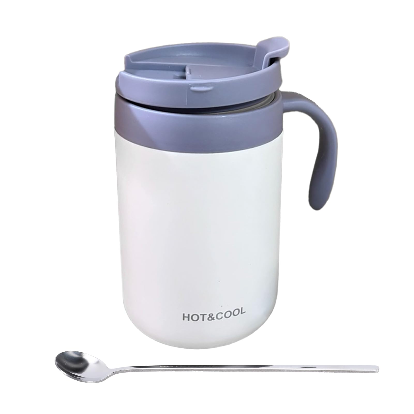 Focket Portable Coffee Maker, Stainless Steel Electric Espresso Machine, Insulated Vacuum Travel Coffee Maker &amp; Dripper Set with Double Mesh Filter for Home, Office, Camping (White (3 Pack))